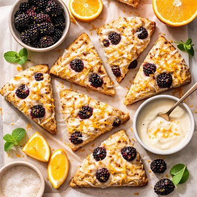 Image of Blackberry Orange Scones
