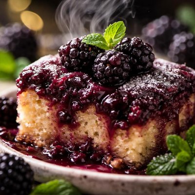 Image of Blackberry Pudding Cake