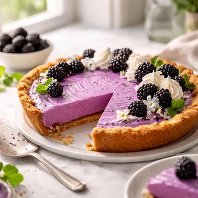 Image of Blackberry Silk Pie