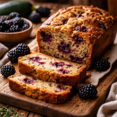 Image of Blackberry Zucchini Bread