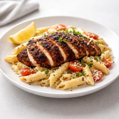 Image of Blackened Chicken with Penne Pasta