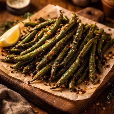 Image of Blackened Green Beans
