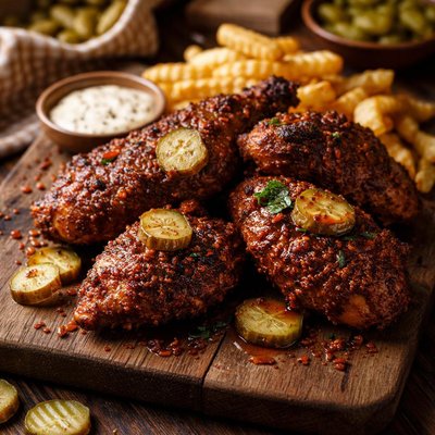 Image of Blackened Hot Chicken