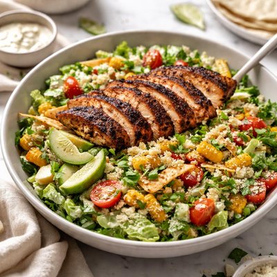 Image of Blackened Mexican Caesar Salad Recipe