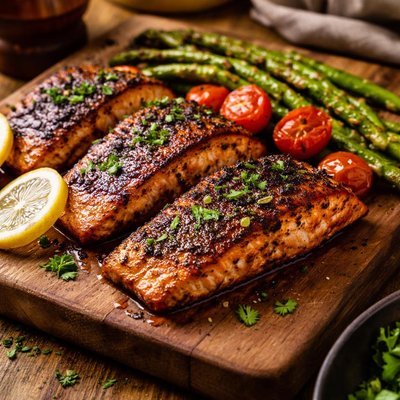 Image of Whole30 Blackened Salmon