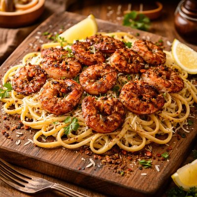Image of Blackened Shrimp Scampi