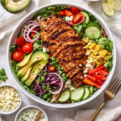 Image of Blackened Turkey Salad Can Sub Chicken