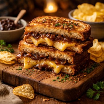 Image of Blarney Grilled Cheese Chutney Sandwich