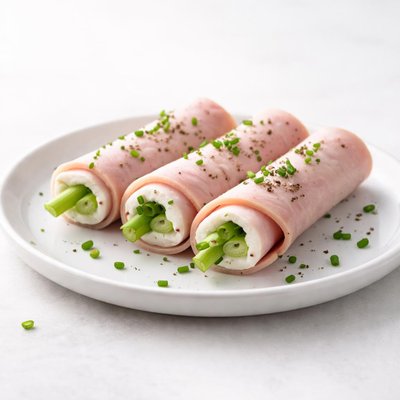 Image of Blast from the Past Low Carb Ham and Scallions with Cream Cheese