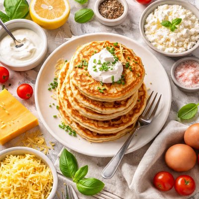 Image of Blender Cheese Pancakes