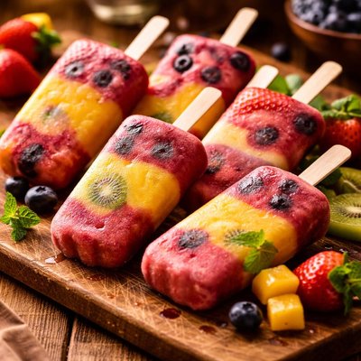 Image of Blender Fruit Pops