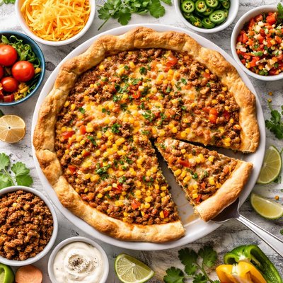 Image of Blender Pie with Ground Beef