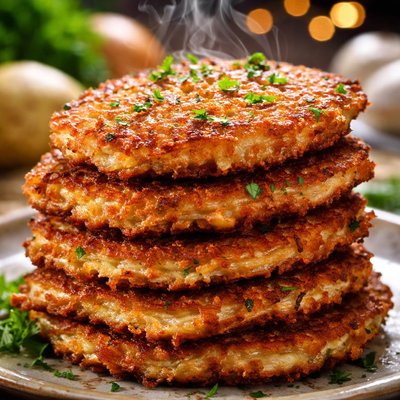 Image of Blender Potato Pancakes
