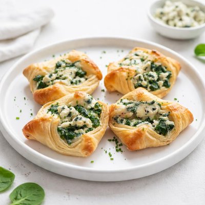 Image of Bleu Cheese and Spinach Puffs