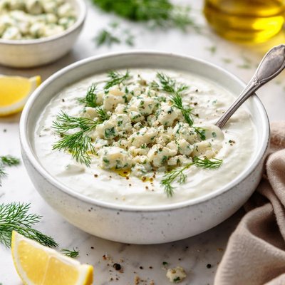 Image of Bleu Cheese Dressing with Baby Dill
