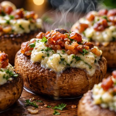 Image of Bleu Cheese Stuffed Mushrooms