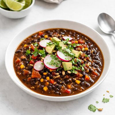 Image of Blockbuster Vegetarian Crock Pot Black Bean Soup