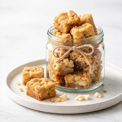 Image of Blond Brownies in a Jar