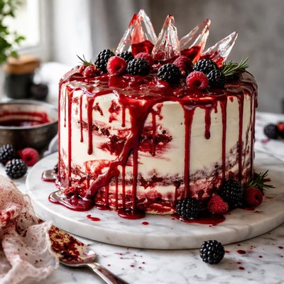 Image of Bloody Halloween Cake