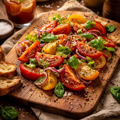 Image of Bloody Mary Tomato Salad