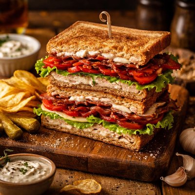 Image of Blt Club with Tangy Garlic Mayo