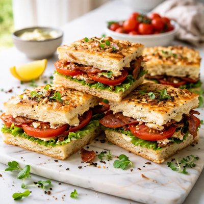 Image of Blt Focaccia Squares