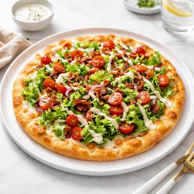 Image of Blt Ranch Salad Pizza Pampered Chef