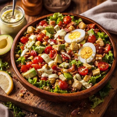 Image of Blt Salad with Avocado Dressing