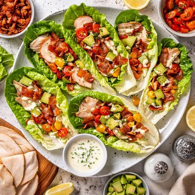 Image of Blt Turkey Lettuce Wraps