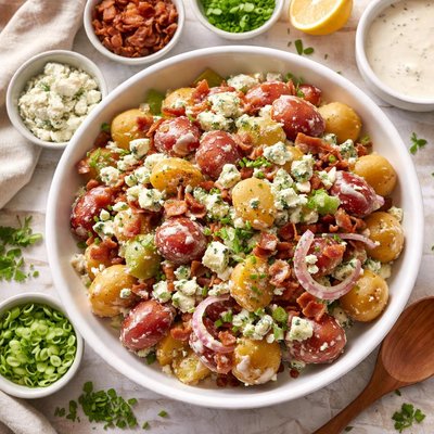 Image of Blue Cheese and Bacon Potato Salad
