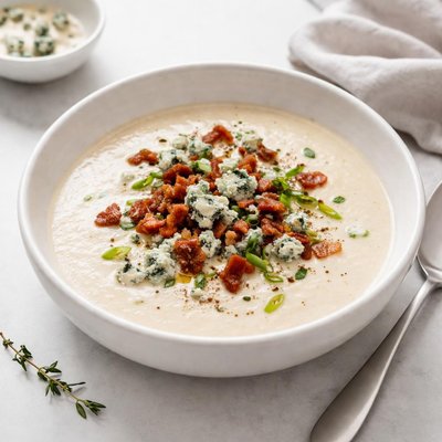 Image of Blue Cheese and Bacon Soup