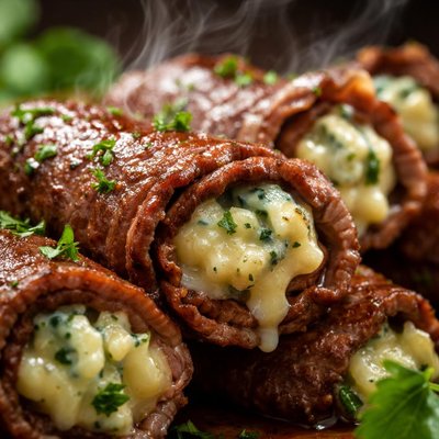 Image of Blue Cheese and Beef Roll Ups