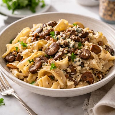 Image of Blue Cheese and Mushroom Pasta
