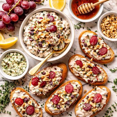 Image of Blue Cheese and Red Grape Spread