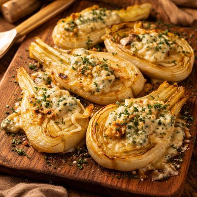 Image of Blue Cheese Baked Fennel