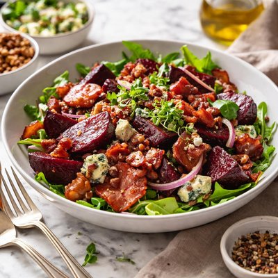 Image of Blue Cheese Beet Bacon Salad