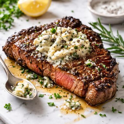 Image of Blue Cheese Buttered Steak