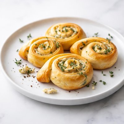 Image of Blue Cheese Crescent Spirals