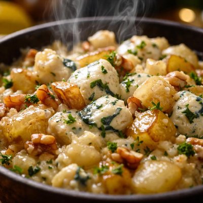 Image of Blue Cheese Pear Filling for Mini Tartlets German