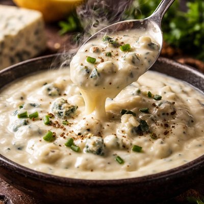 Image of Blue Cheese Sauce for Steaks Burgers and Chicken