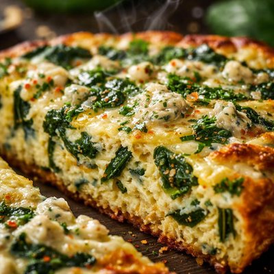 Image of Blue Cheese Spinach Frittata