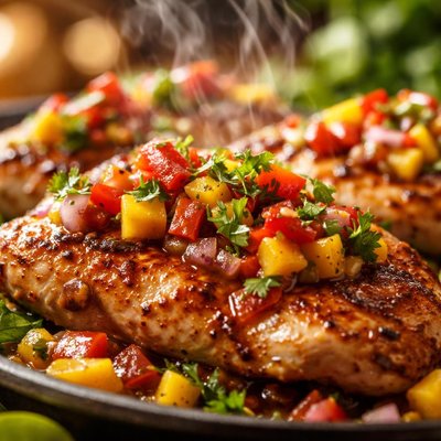 Image of Blue Ribbon Caribbean Salsa Chicken
