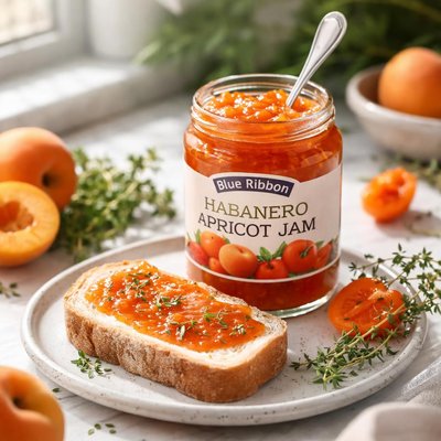 Image of Blue Ribbon Habanero Apricot Jam