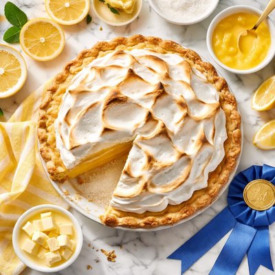 Image of Blue Ribbon Mile High Lemon Meringue Pie
