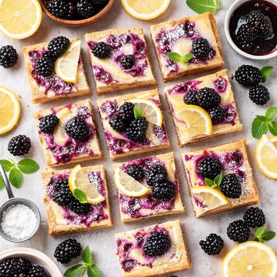 Image of Blue Ridge Blackberry Lemon Bars