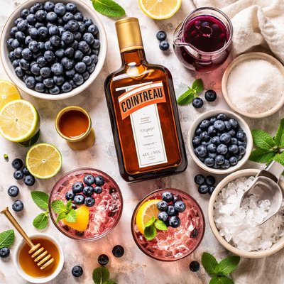 Image of Blueberries and Cointreau
