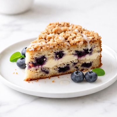 Image of Blueberries and Cream Cheese Coffee Cake