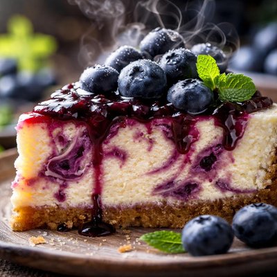Image of Blueberries N Cream Cheesecake