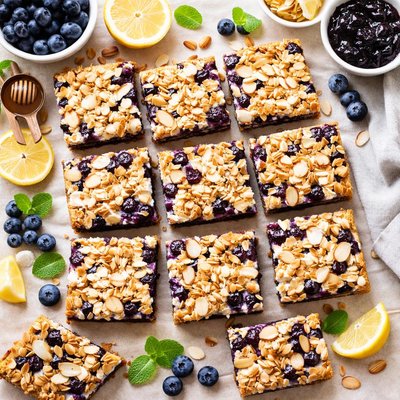 Image of Blueberry Almond Bars