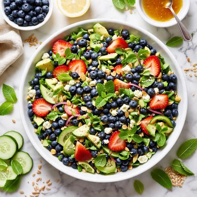 Image of Blueberry and Mint Salad